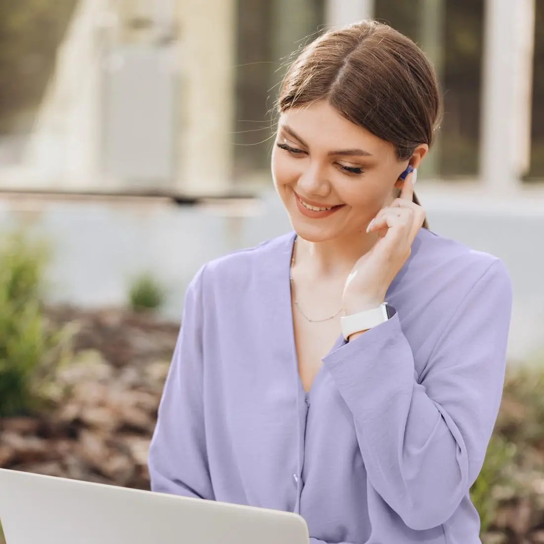HAMA Блутут слушалки "Freedom Buddy II", True Wireless, Лилав - image 4