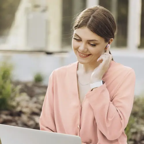 HAMA Блутут слушалки "Freedom Buddy II", True Wireless, Розов - image 13