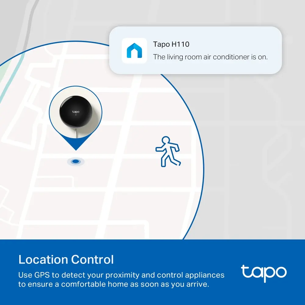 Интелигентен хъб TP-Link Tapo H110, Smart IR & IoT хъб, 868 MHz - image 8