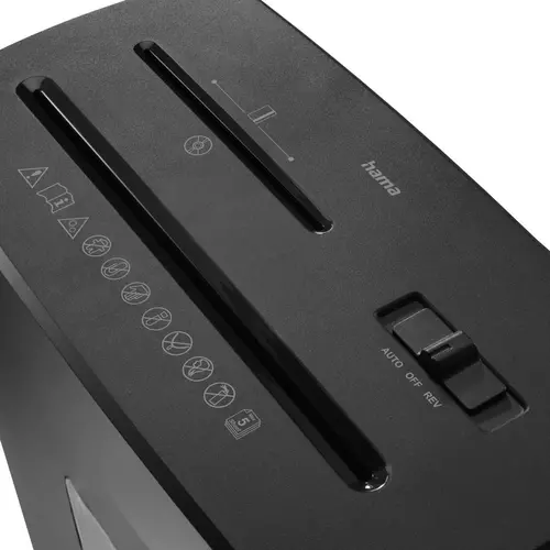 HAMA Шредер „Prime M50CD-B“, ниво на сигурност P5 T2 E2 O1, черен - image 4