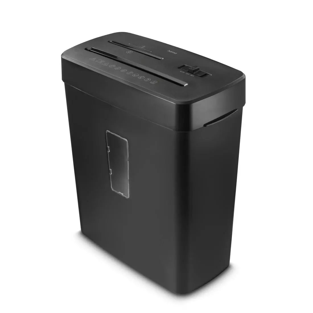HAMA Шредер „Prime M50CD-B“, ниво на сигурност P5 T2 E2 O1, черен - image 6