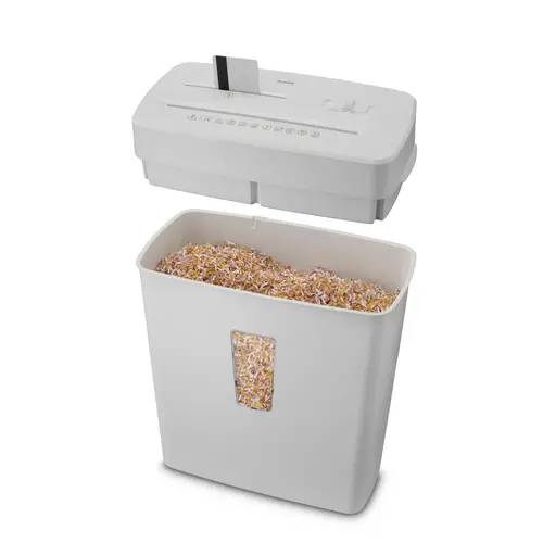 HAMA Шредер „Prime M50CD-B“, ниво на сигурност P5 T2 E2 O1, бял - image 5