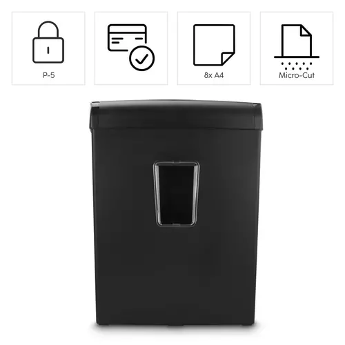 HAMA Distrugător de documente „Prime M80”, nivel de securitate P5 T5 E4 - 8
