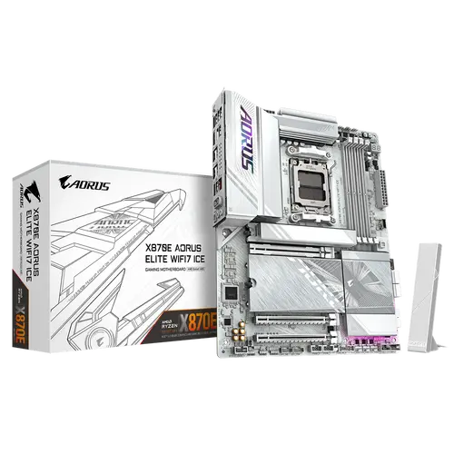Μητρική πλακέτα, GIGABYTE GB X870E A ELITE WF7 ICE/AM5 - 9