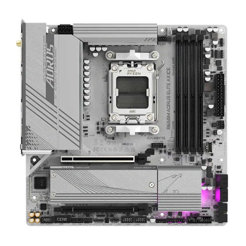 Μητρική πλακέτα, GIGABYTE GB B650M AOR ELITE AX ICE /AM5