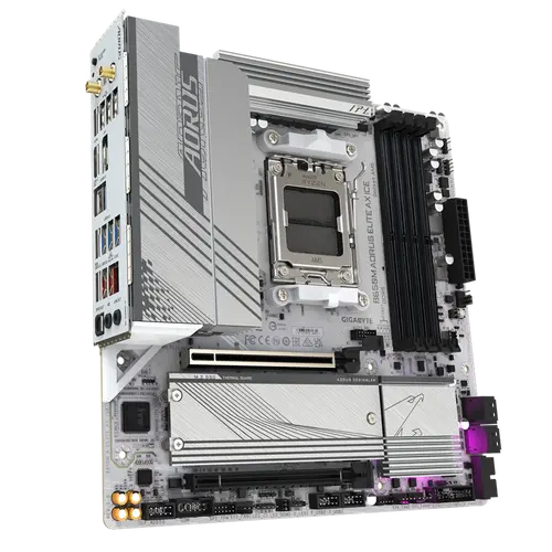 Дънна платка, GIGABYTE GB B650M AOR ELITE AX ICE /AM5 - 2