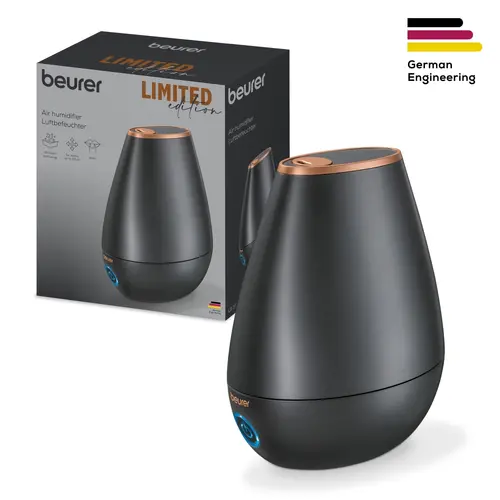 Овлажнител на въздух, Beurer LB 37 air humidifier black+ Beurer HM 22 thermo hygrometer - image 1