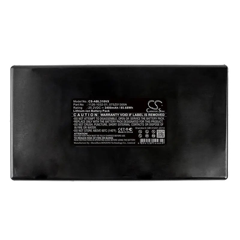Батерия Cameron Sino, За косачка робот Wiper C Xe, C120, Ambrogio Alex L30 delux, Alpina AR1500 25,2V 3400mAh Cameron Sino - image 4