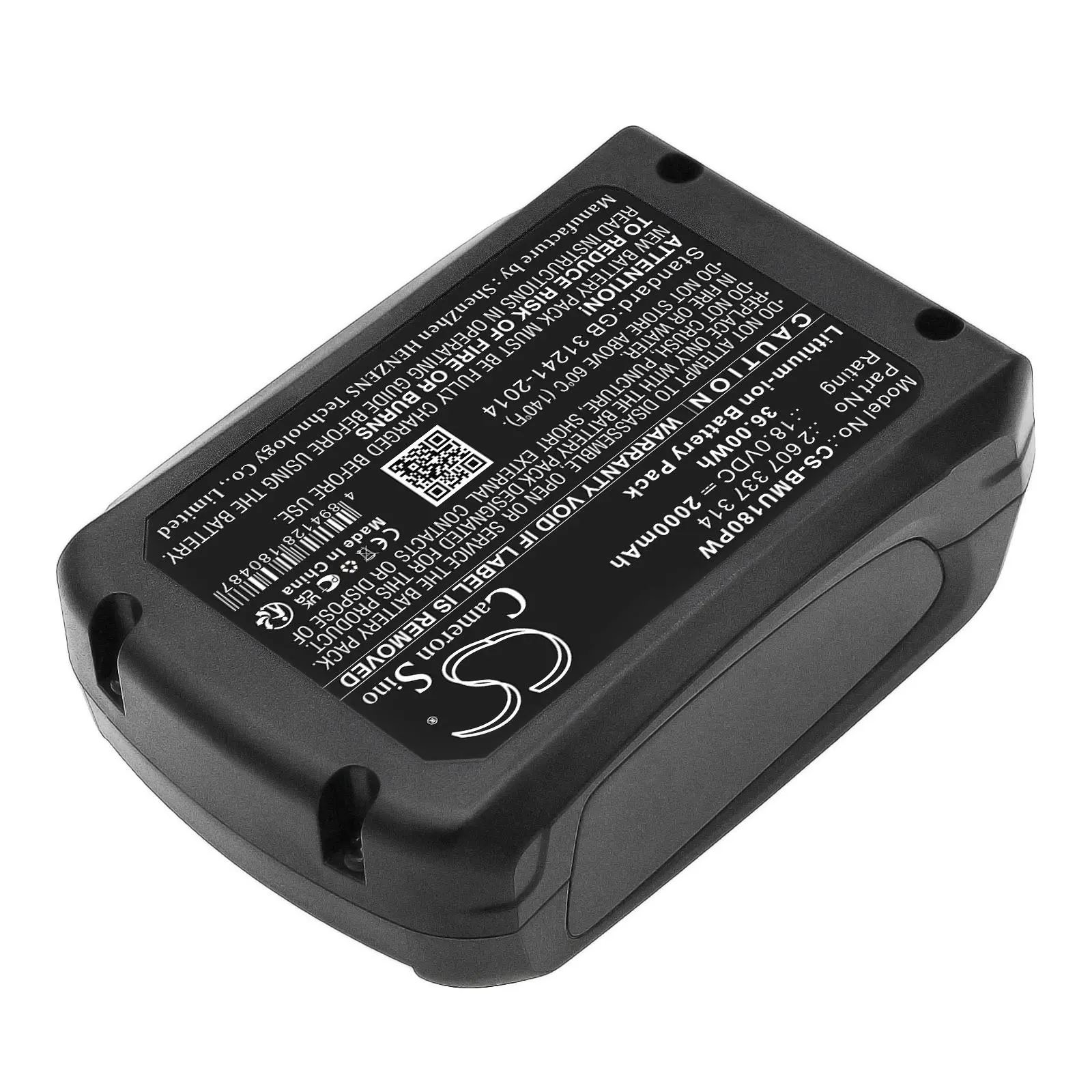 Батерия  акумулаторен трион  BOSCH AdvancedCut 18 1600A005B0 LiIon 18V 2000mAh Cameron Sino - image 4