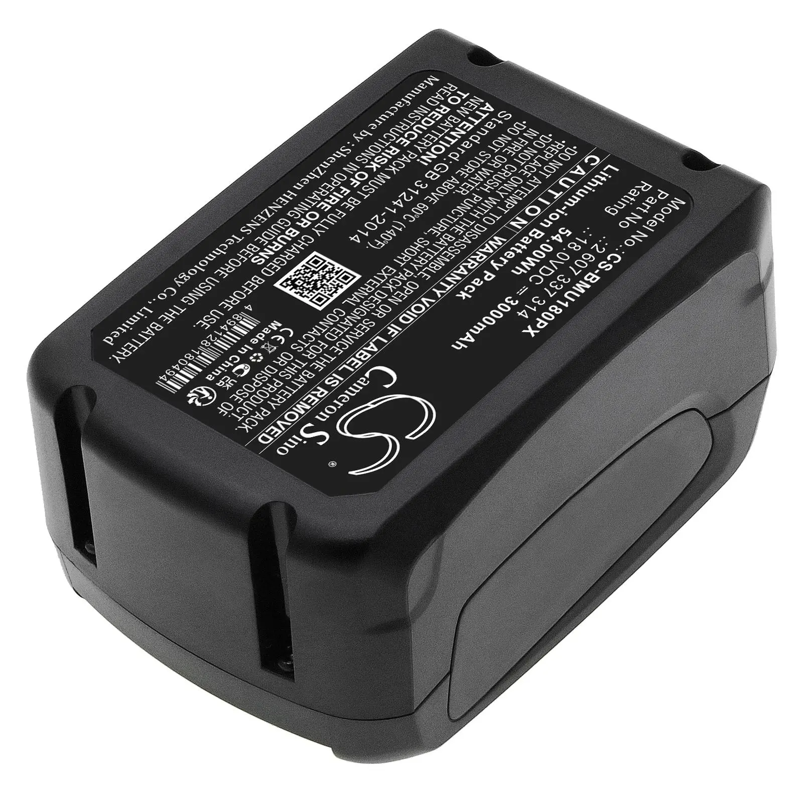 Батерия акумулаторен трион BOSCH AdvancedCut 18 1600A005B0 LiIon 18V 3000mAh Cameron Sino - image 4