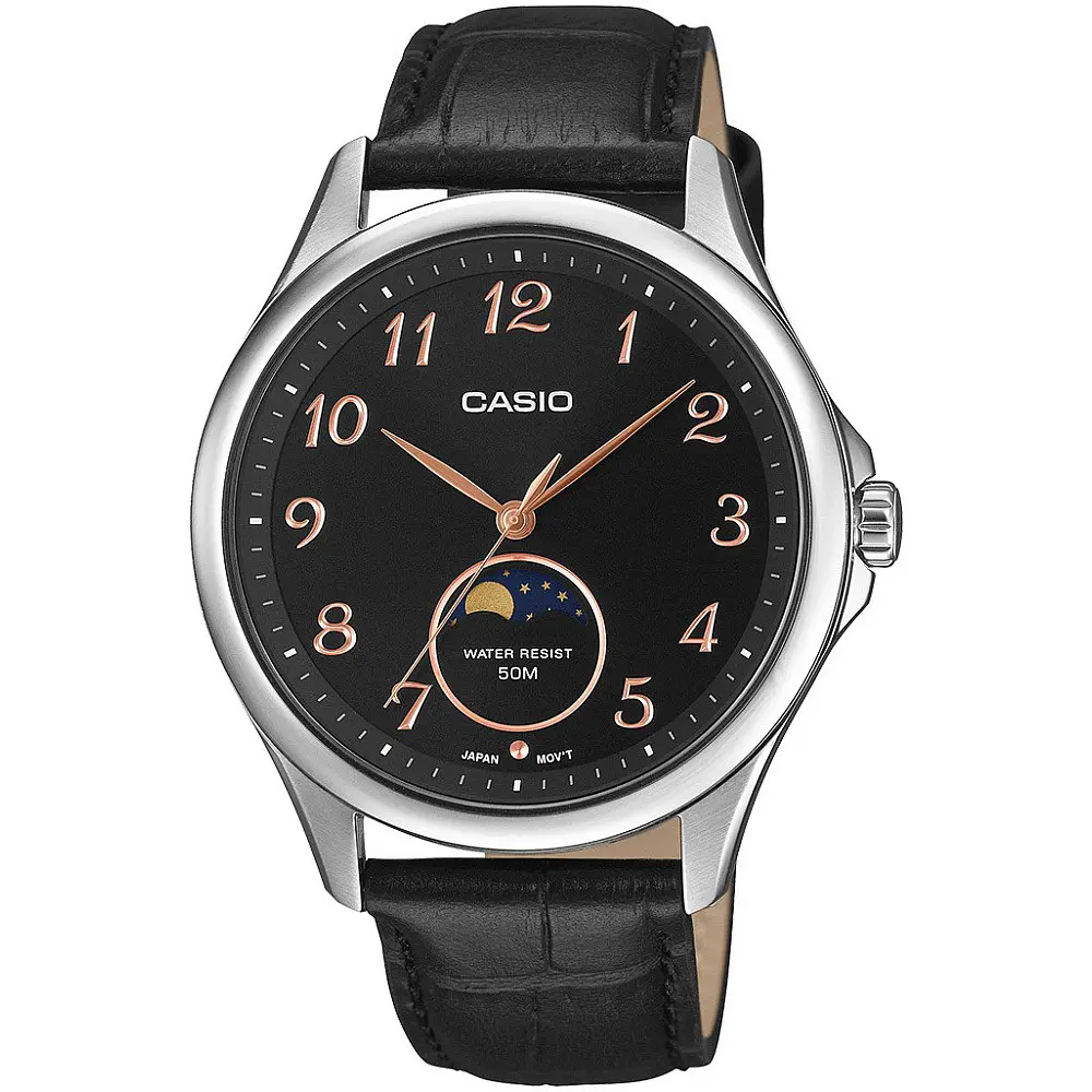 Мъжки аналогов часовник Casio Moon Phase - MTP-M110L-1AVDF
