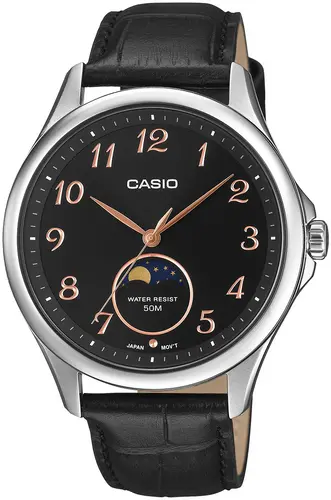 Ανδρικό αναλογικό ρολόι Casio Moon Phase - MTP-M110L-1AVDF - 1