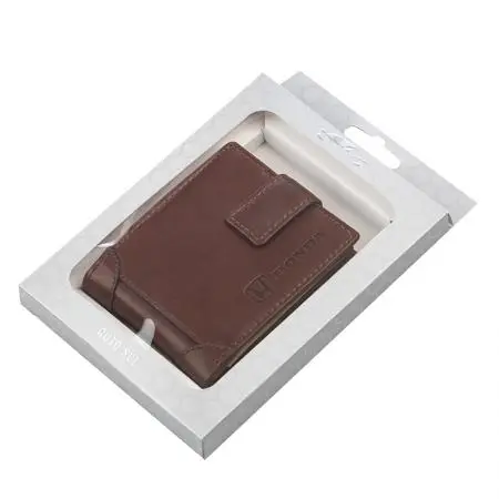 Мъжки кафяв портфейл Auto Set с лого на Honda - image 5