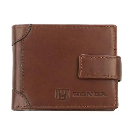 Мъжки кафяв портфейл Auto Set с лого на Honda