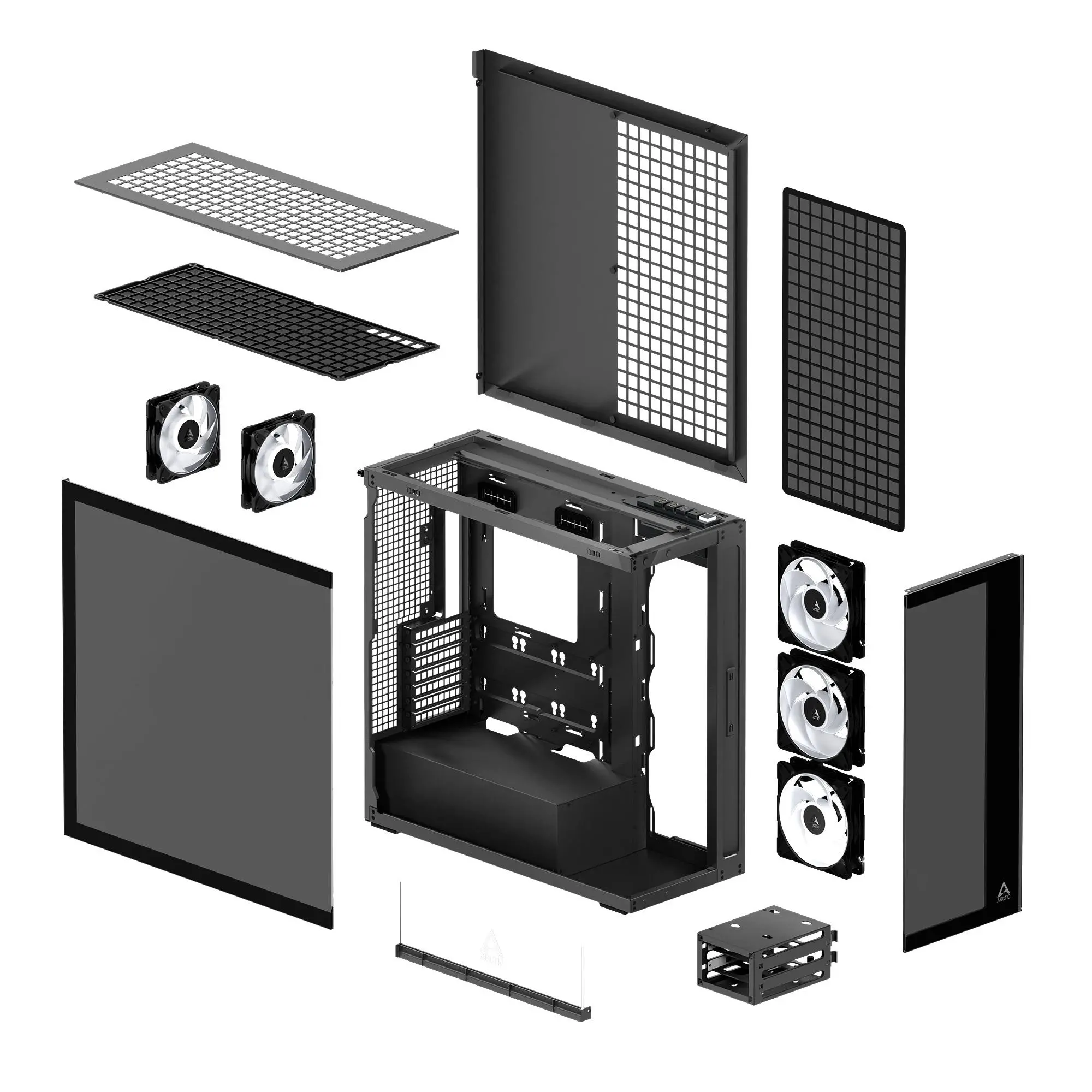 Carcasă pentru computer Arctic Xtender - Negru Mid-Tower - image 7