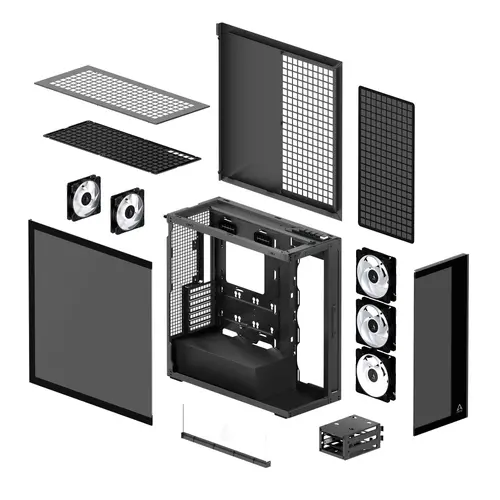 Кутия за компютър Arctic Xtender - Black Mid-Tower - image 7