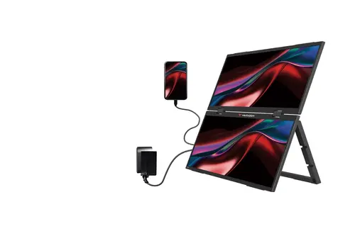 Монитор, Verbatim Portable 15.6" Dual Monitor Essentials - image 2