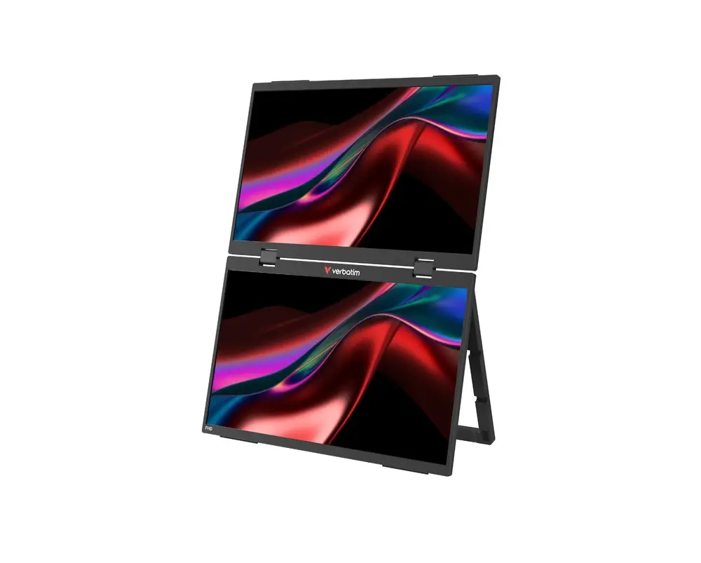 Monitor, Verbatim Portable 15.6" Dual Monitor Essentials - image 9