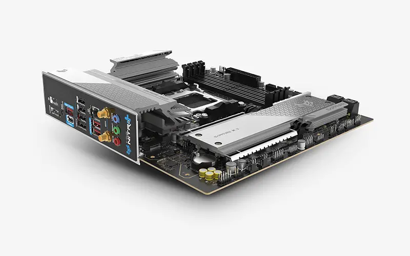 SAPPHIRE AMD B850M AM5 NITRO+ Ryzen R9/R7/R5, 4x DDR5 8000MHz, PCIE 5.0 x 16, 1x M.2 Gen5, 1x M.2 Gen4, LAN 2.5 Gbps, WIFI6, USB, Micro-ATX - image 3
