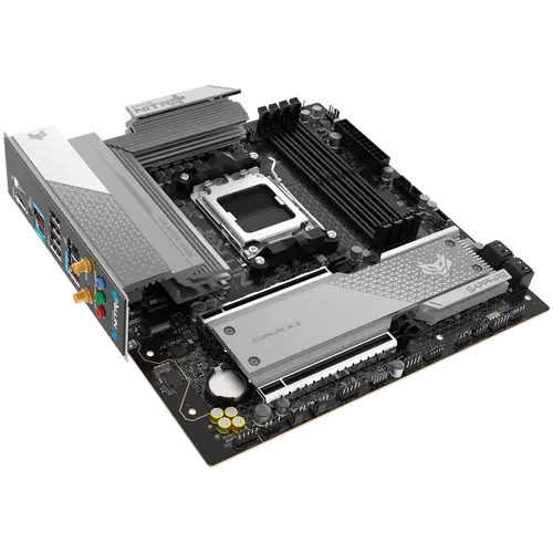 SAPPHIRE AMD B850M AM5 NITRO+ Ryzen R9/R7/R5, 4x DDR5 8000MHz, PCIE 5.0 x 16, 1x M.2 Gen5, 1x M.2 Gen4, LAN 2.5 Gbps, WIFI6, USB, Micro-ATX - image 3