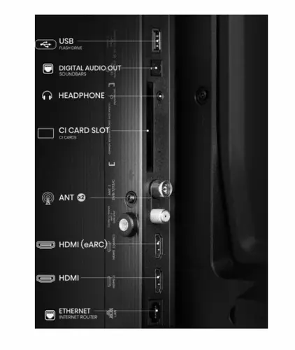 Телевизор, Hisense 40" A5Q, Full HD 1920x1080, QLED, Quantum Dot, HDR, HLG, DTS HD, Light Sensor, Dolby Audio, Smart TV, WiFi, WiFi Direct, 2xHDMI, 2xUSB, LAN, CI+, DVB-T2/C/S2, Black - image 3