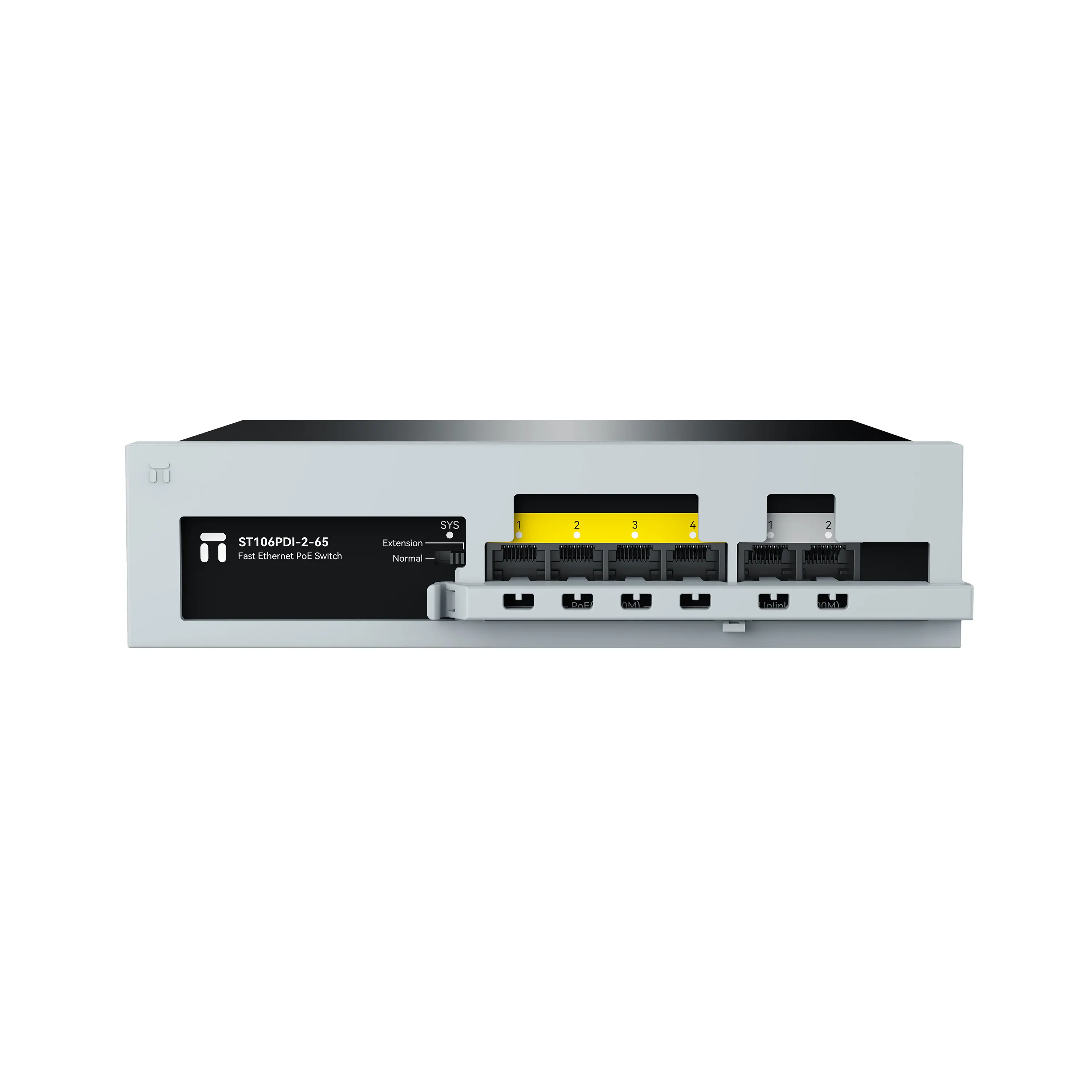Комутатор Stonet ST106PDI-2-65, 4FE PoE + 2FE порта, 65W, неуправляем
