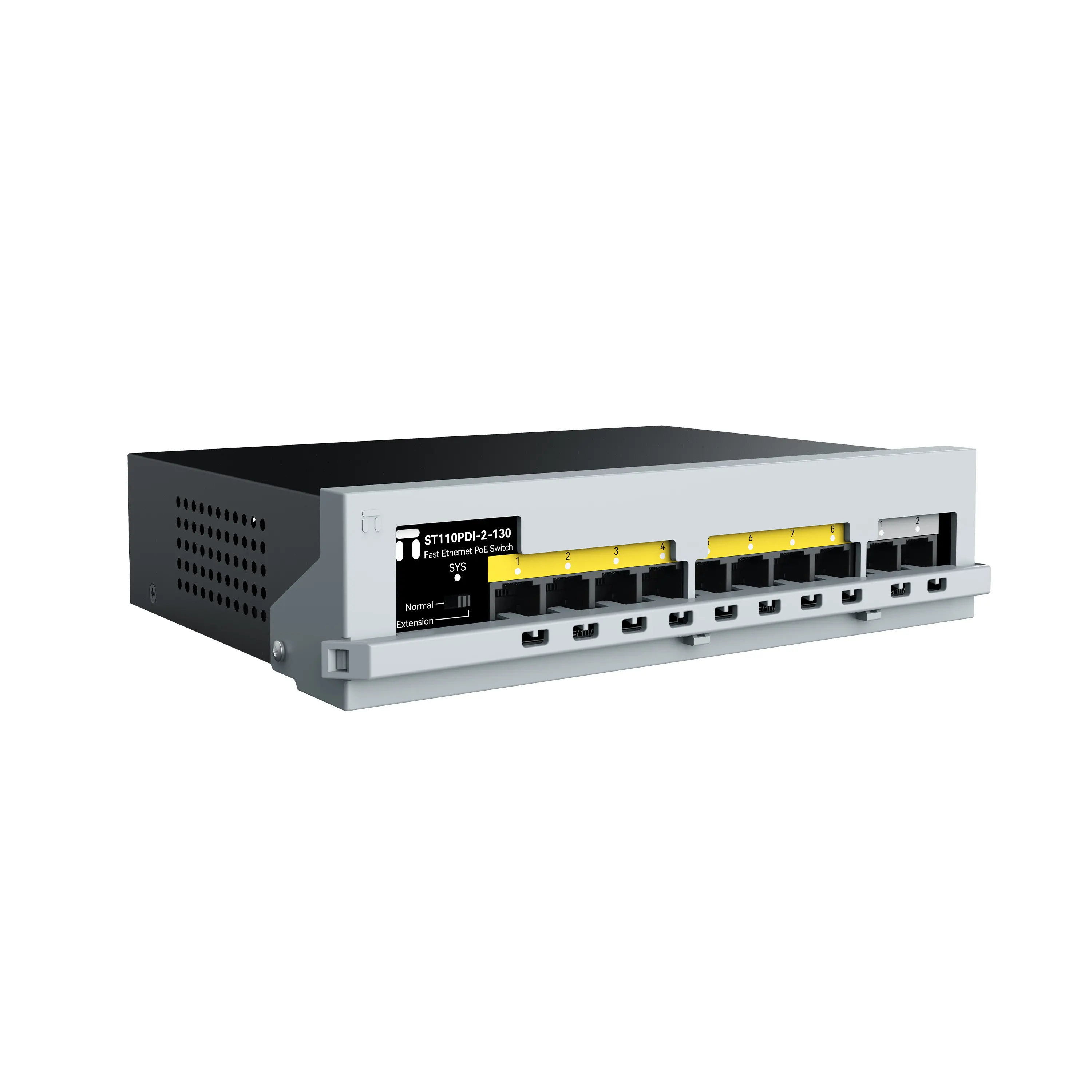 Комутатор Stonet ST110PDI-2-130, 8FE PoE + 2FE порта, 130W, неуправляем - image 1