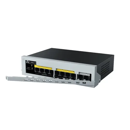 Комутатор Stonet ST110PDI-2-130, 8FE PoE + 2FE порта, 130W, неуправляем - image 3