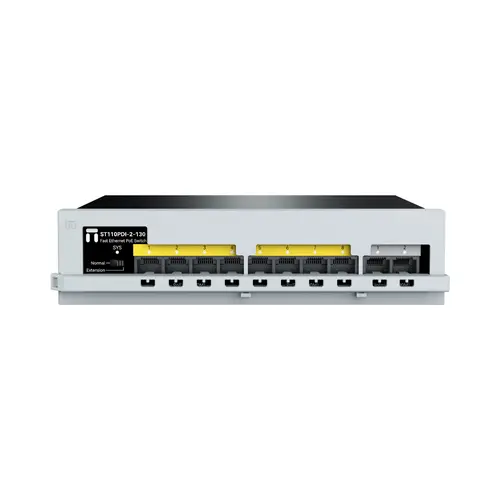 Switch Stonet ST110PDI-2-130, 8FE PoE + 2FE porturi, 130W, negestionabil - 1