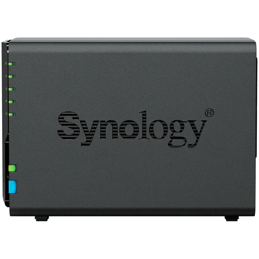 Synology DS225+, Tower, 2-bays 3.5'' SATA HDD/SSD, CPU Inte Celeron J4125 4-core (4-thread) 2.0 GHz, burst up to 2.7 GHz, 2 GB DDR4 non-ECC (expandable up to 6 GB), 1xRJ-45 1GbE LAN, 1xRJ-45 2.5 GbE LAN, 2xUSB 3.2 Gen 1, 1.3 kg, 3yr warranty - image 3