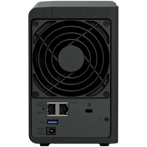 Synology DS225+, Tower, 2 sloturi 3.5'' SATA HDD/SSD, CPU Intel Celeron J4125 4 nuclee (4 thread-uri) 2.0 GHz, burst până la 2.7 GHz, 2 GB DDR4 - 7