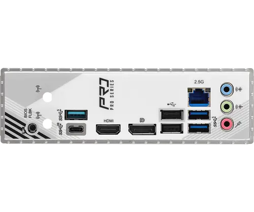 ASROCK MB Desktop B860M Pro Rs, S.1851, 4x DDR5, 1x PCIe 5.0 x16, 1x PCIe 4.0 x4, 1x Blazing M.2, 2x Hyper M.2, 4x SATA3, 2x USB-C, 7x USB 3.2, 6x USB 2.0, 1x RJ-45 2.5GB Lan, 1x HDMI, 1x DP 1.4, mATX - image 3