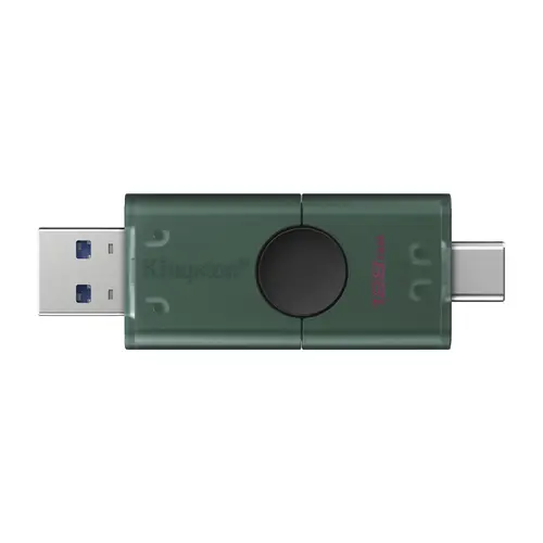 Memorie USB KINGSTON DataTraveler Duo G2, 128GB USB-C + USB-A 3.2 Gen 1 - 3