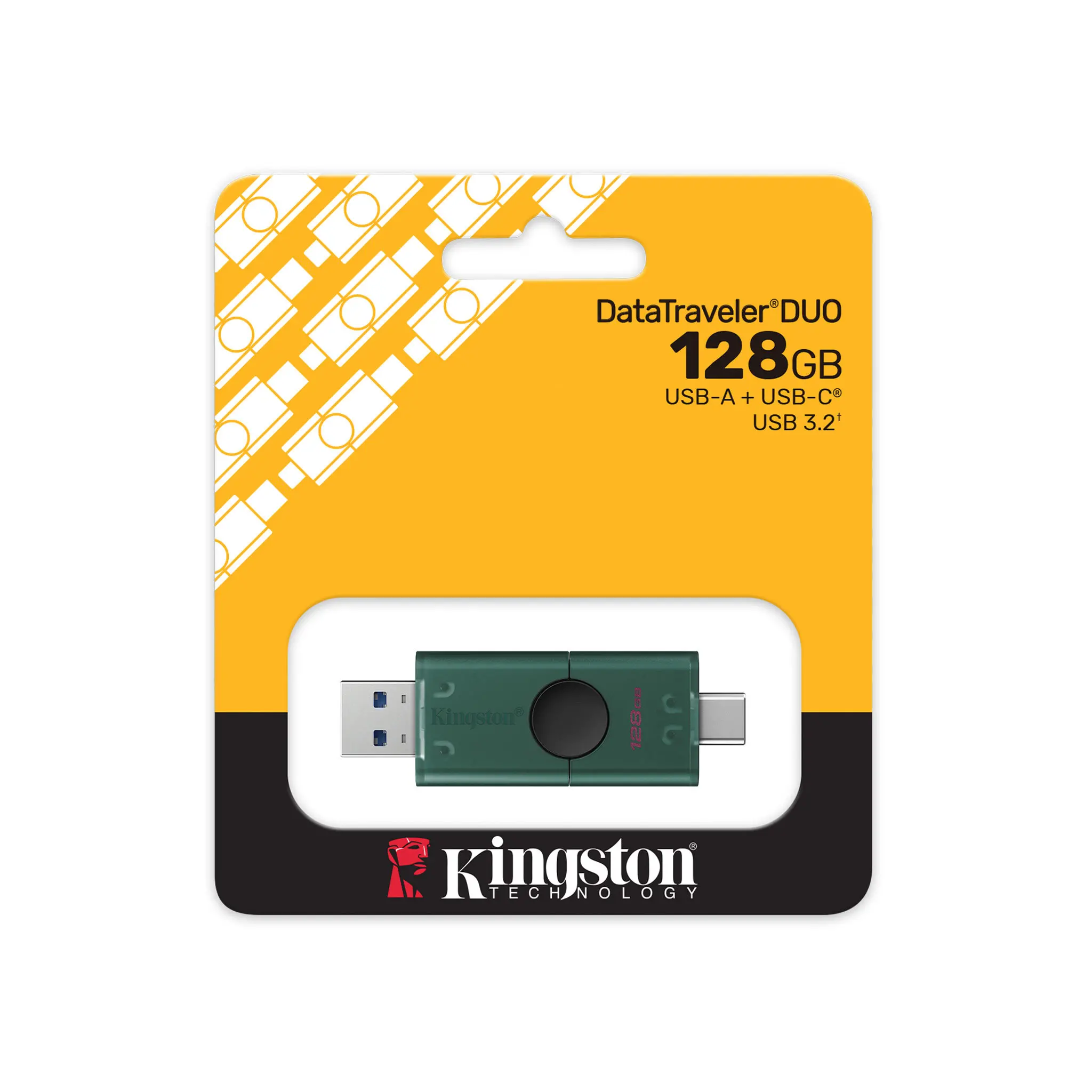 USB памет KINGSTON DataTraveler Duo G2, 128GB USB-C + USB-A 3.2 Gen 1 - image 3