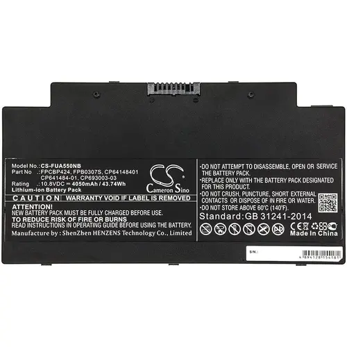 Батерия за лаптоп FUJITSU LifeBook A3510  FPCBP331 FMVNBP213 10,8V 4050mAh CAMERON SINO