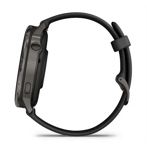 Garmin Venu® 4 - 45 мм - Venu® 4 - 45 мм, Slate с Black силиконова каишка 010-03014-00 - image 3
