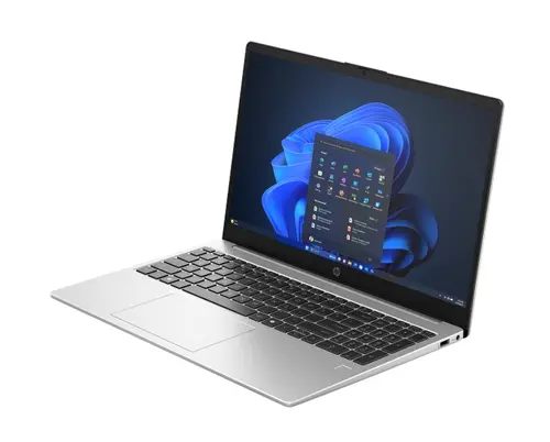 Лаптоп, HP 250R G10 Turbo silver, Core 5-120U(up to 5Ghz/12MB/10C), 15.6" FHD AG 300nits, 16GB 3200Mhz 1DIMM, 512GB PCI SSD, Wi-Fi 6 +BT 5.2, Backlit Kbd, 3C Batt, Free Dos - image 1