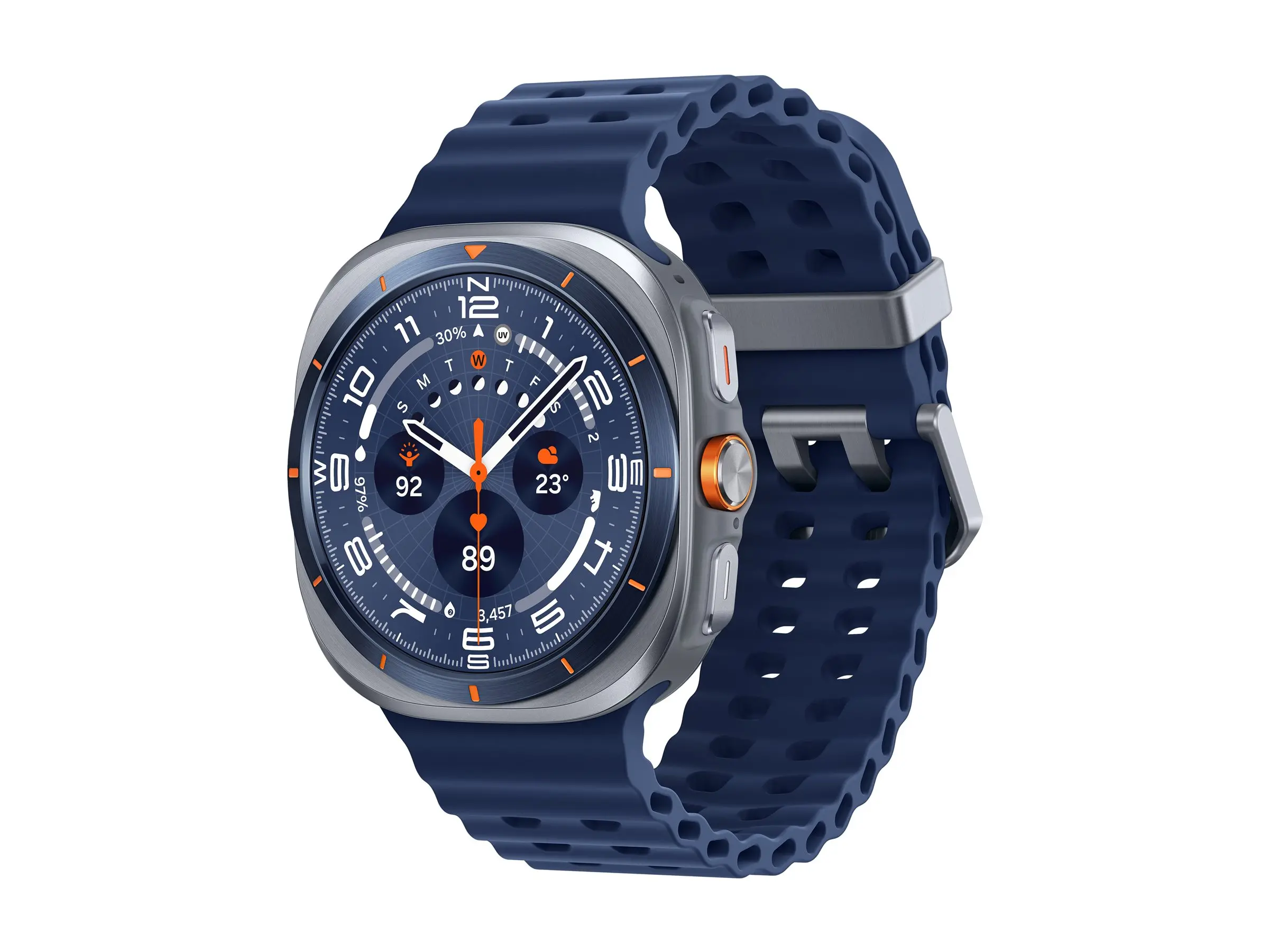 Часовник, Samsung L705 Galaxy Watch Ultra (2025) 47mm LTE Titanium Blue - image 2