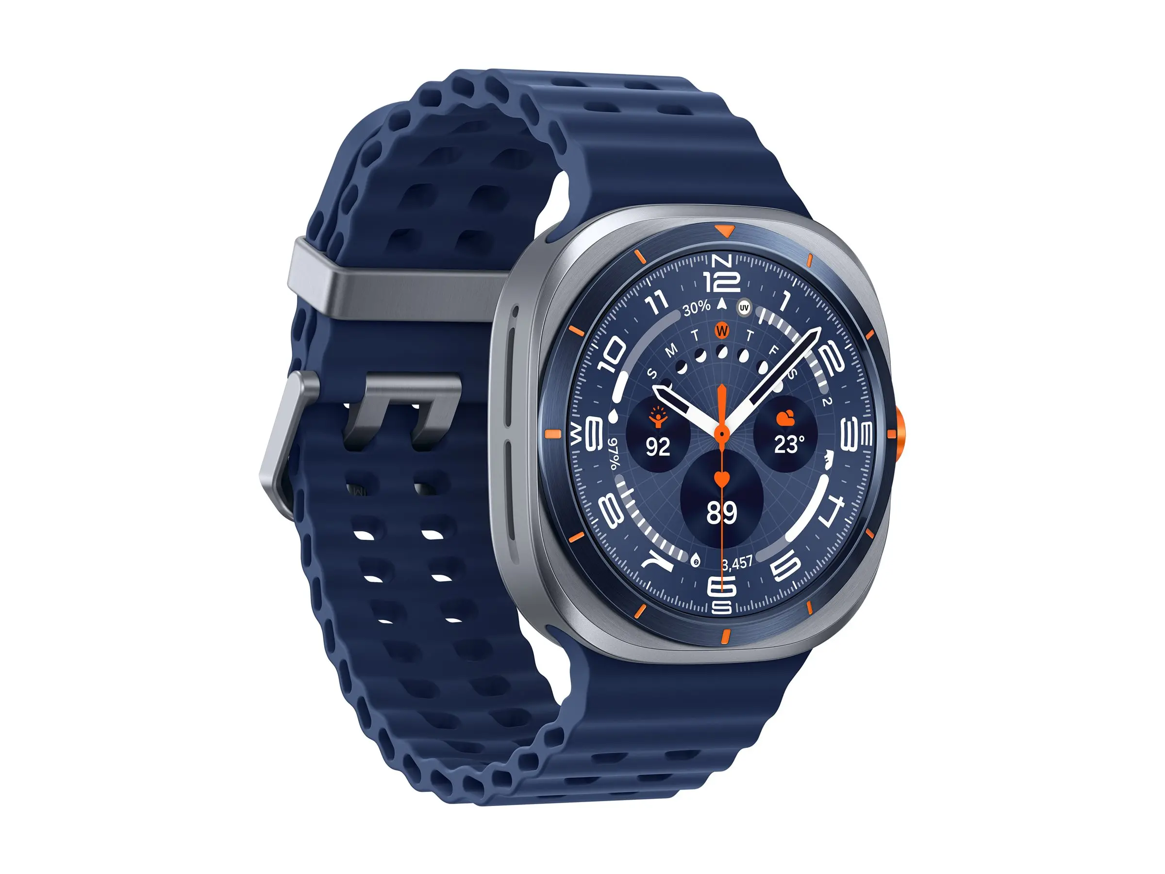 Часовник, Samsung L705 Galaxy Watch Ultra (2025) 47mm LTE Titanium Blue - image 3