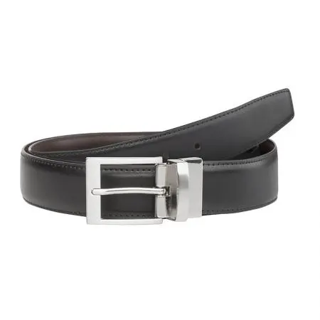 Мъжки комплект портфейл и колан Silver Flame - 100 см - image 6