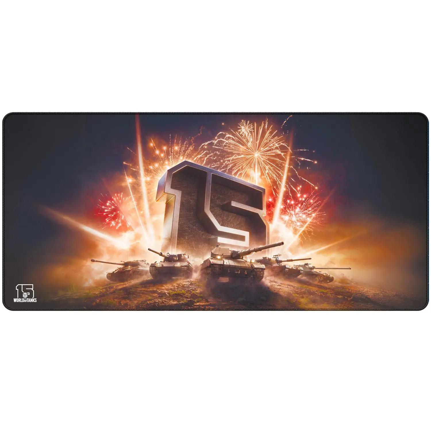 Геймърски пад World of Tanks 15 Anniversary, XL - image 1
