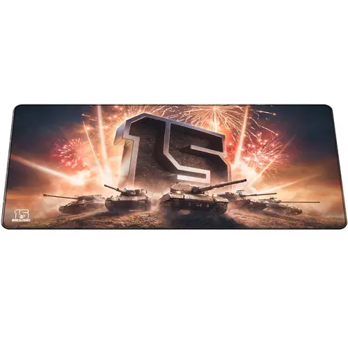 Gaming pad World of Tanks 15 Anniversary, XL - 1