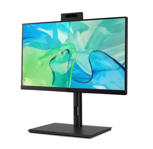 Настолен компютър - всичко в едно, Acer Veriton VZ4724GT, AiO 23.8’’ FHD IPS, Intel Core i5-14400 (up to 4.70GHz, 20MB), 16GB DDR5, 1024GB SSD + (M2 slot free), Intel UHD Graphics,  GLAN & TPM 2.0, COM (Serial) port,  135W AC, IR cam Shutter, WLAN ax & BT,  Kbd & Mouse USB, Ergo Stand, no - image 2