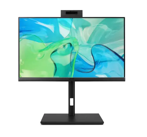 Настолен компютър - всичко в едно, Acer Veriton VZ4724GT, AiO 23.8’’ FHD IPS, Intel Core i5-14400 (up to 4.70GHz, 20MB), 16GB DDR5, 1024GB SSD + (M2 slot free), Intel UHD Graphics,  GLAN & TPM 2.0, COM (Serial) port,  135W AC, IR cam Shutter, WLAN ax & BT,  Kbd & Mouse USB, Ergo Stand, no
