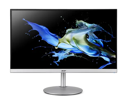 Монитор, Acer Vero CB242YGsmiprx, 23.8" FHD (1920x1080) IPS, ZeroFrame 120Hz Adaptive Sync, 1ms (VRB), 250nits, VGA, HDMI, DP, Speakers Audio In/Out, Silver, 3Y