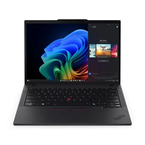 Лаптоп, Lenovo ThinkPad T14 G6 Intel Core Ultra 7 255U, 12C (up to 5.2GHz, 12MB), 32GB(2x16) SODIMM DDR5-5600, 1TB SSD, 14" WUXGA (1920x1200) IPS AG, Intel Graphics, 5MP&IR Cam, Backlit KB, WLAN, BT, SCR, FPR, 4 cell, Win11Pro, 3Y Premier