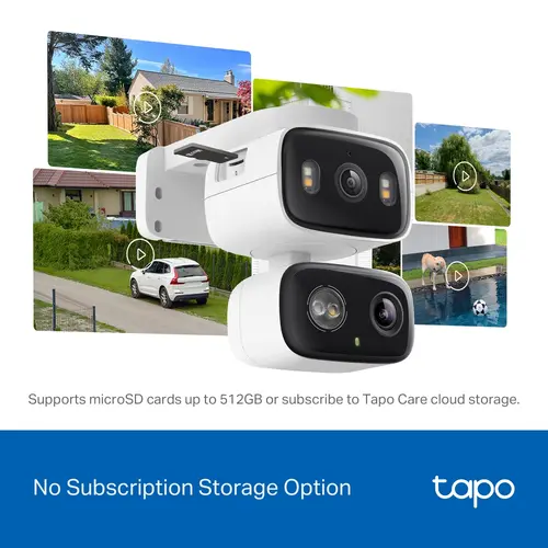 Камера TP-Link Tapo C246D, WIFI охранителна камера с двоен обектив, IP65 - image 9