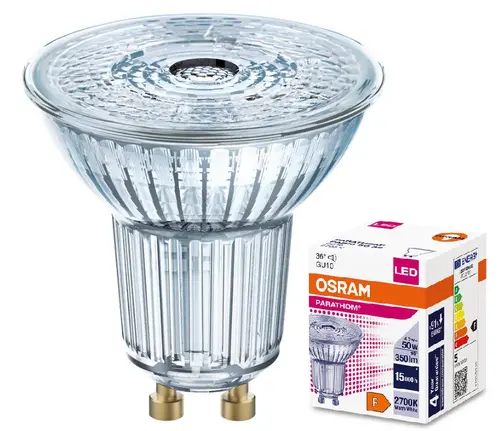 LED ЛАМПА PARATHOM PAR16 50 36° 4,3W/827 GU10 LEDVANCE