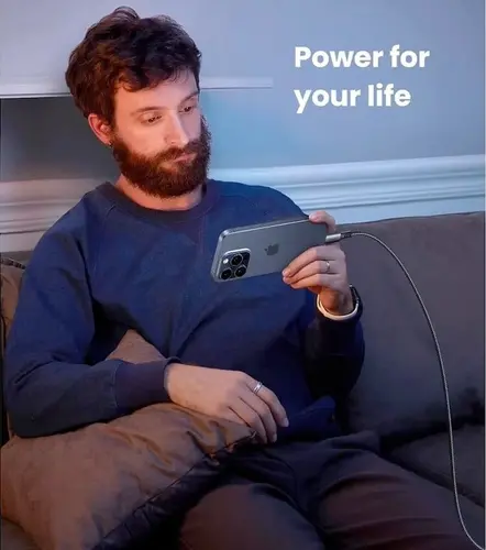 USB-C КЪМ USB-C КАБЕЛ ЗА ДАННИ И ЗАРЕЖДАНЕ – 60W 1м (US567) UGREEN - СИВ - image 1