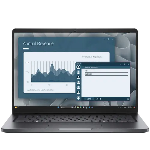 Dell Pro 14 (PC14255), AMD Ryzen 5 220 (6C, 12T, 22MB cache, up to 4.9GHz), 14.0"FHD+(1920x1200) Non-Touch AG, 8GB (1x8GB) DDR5, 512GB M.2 SSD, AMD Radeon 740M Graphics, WiFi+BT, IR Cam+Mic, BG Backlit KBD, FPR, Win11Pro, 3Y ProSupport